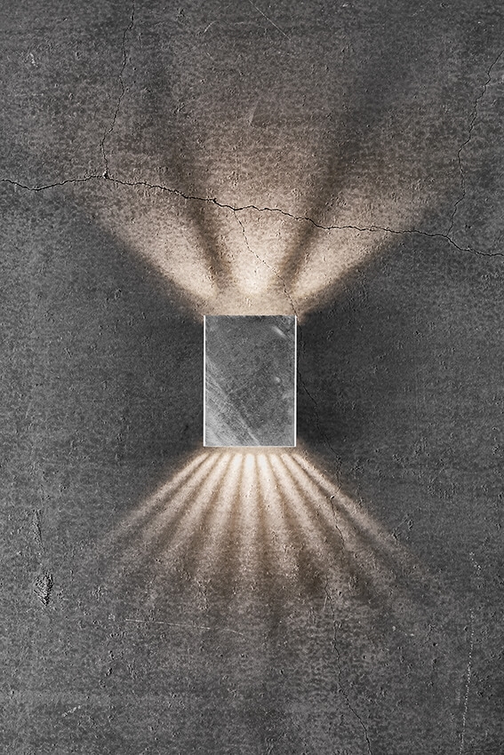 Fold 10 Außenwandleuchte LED, verzinkter Stahl